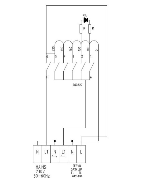 REGULATEUR DE VITESSE 1 PHASE 7 AMP