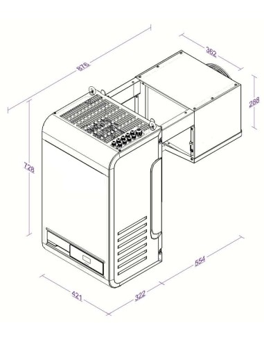 UNITÉ DE REFROIDISSEMENT TYPE POSITIF 9,6-19,9...