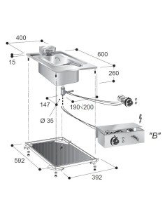 FRITEUSE ÉL. 1X10 L 2