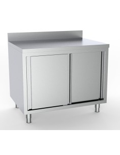 700 PLAN DE TRAVAIL PORTES COULISSTANTES BORD RELEVÉ 1400