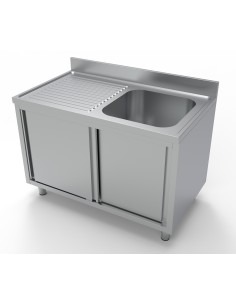 700 BLOC-ÉVIER PORTES COULISST 1 À DROITE 1200