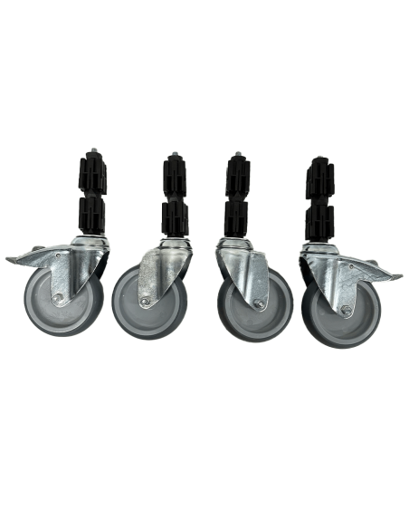 SERIE DE ROUES POUR TABLE 4X