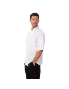 Veste de cuisine mixte blanche Cool Vent Chef Works Montreal XS 2