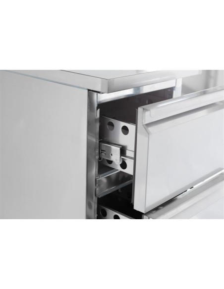 TABLE RÉFRIGÉRÉE 2 TIROIRS