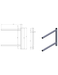 CONSOLE FIXE DOUBLE 400 2
