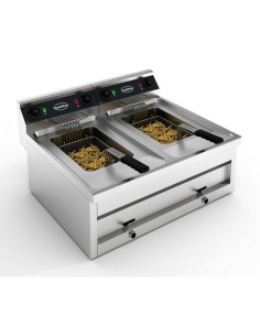 FRITEUSE POSABLE ÉLECTRIQUE 2X12L 2X6KW 2