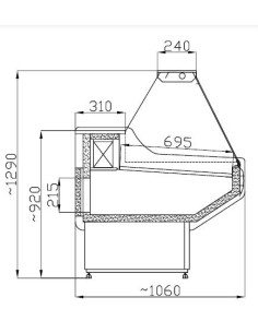 VITRINE RÉFRIGÉRÉE OWEN 2.5*TRANSPORT SUR DEMANDE* 2