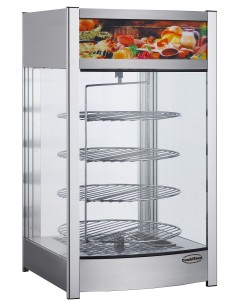 VITRINE CHAUFFANTE ROTATIVE 97L
