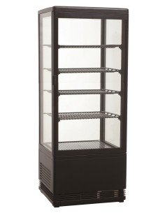 VITRINE RÉFRIGÉRATÉE 98L NOIR