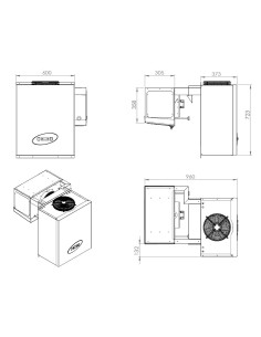 UNITÉ DE RÉFROIDISSEMENT TYPE POSITIF 9,1-13 M3 2