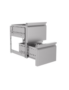 BLOC DE TIROIRS 1/2 MONOBLOCK SOFT CLOSING
Combisteel... 2
