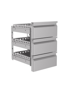 BLOC DE TIROIRS 1/3 MONOBLOCK SOFT CLOSING
Combisteel...