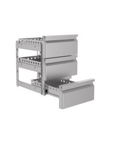 BLOC DE TIROIRS 1/3 MONOBLOCK SOFT CLOSING
Combisteel... 2