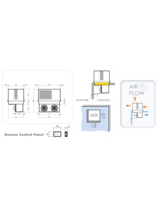 UNITÉ DE PLAFONNIERS TYPE NÉGATIF 6,3-9,8 M3 2