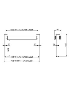PRÉSENTOIR AVEC ECLAIRAGE 4/1 2