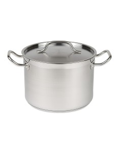 CASSEROLE EN ACIER INOXYDABLE + COUVERCLE ø40 31L