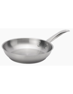 POÊLE À FRIRE EN ACIER INOX ø28 3,1L 2