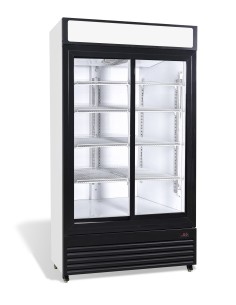 RÉFRIGÉRATEUR AVEC PORTES COULISSANTES EN VERRES BEZ-750 SL