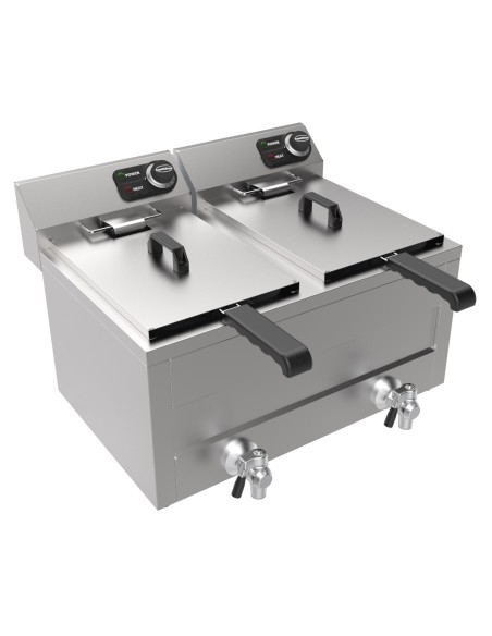 FRITEUSE POSABLE ÉLECTRIQUE 2X8L 2X3KW