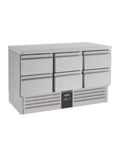 TABLE RÉFRIGÉRÉE 6 DRAWERS
