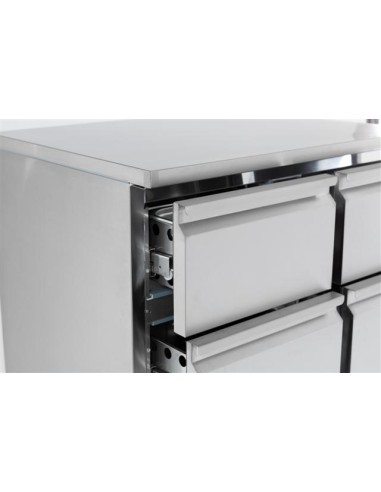 TABLE RÉFRIGÉRÉE 6 DRAWERS