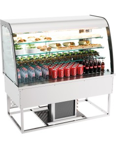 DROP-IN VITRINE RÉFRIGÉRÉE 200L OUVERT