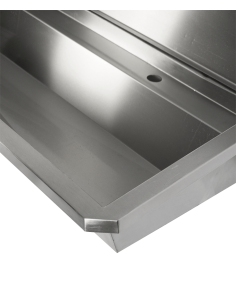 ÉVIER INOX 4 ROBINETS 2400MM
BOUCHON DE VIDANGE ET... 2