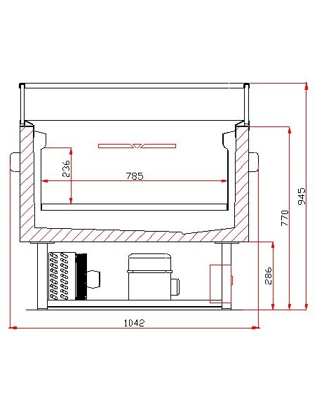 ÎLOT DE REFROIDISSEEMENT/CONGELATION COMMUTABLE 1.5