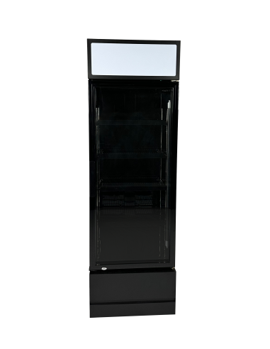 RÉFRIGÉRATEUR PORTE EN VERRE FCU-370 BL