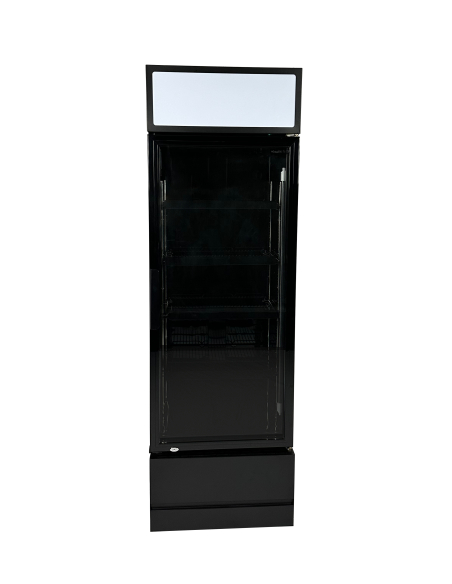 RÉFRIGÉRATEUR PORTE EN VERRE FCU-370 BL