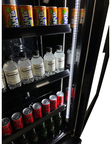 RÉFRIGÉRATEUR PORTE EN VERRE FCU-370 BL