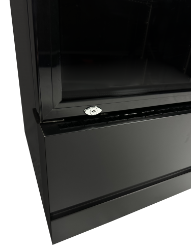 RÉFRIGÉRATEUR PORTE EN VERRE FCU-370 BL