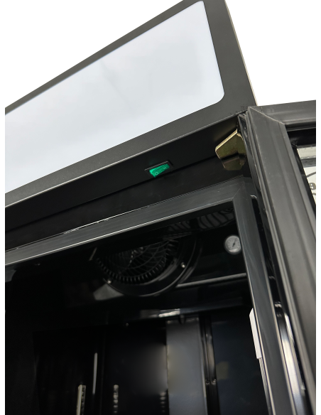 RÉFRIGÉRATEUR PORTE EN VERRE FCU-370 BL