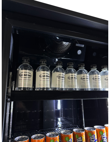 RÉFRIGÉRATEUR PORTE EN VERRE FCU-370 BL