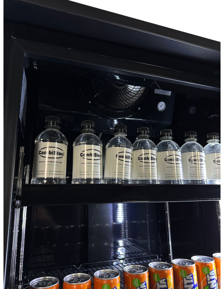 RÉFRIGÉRATEUR PORTE EN VERRE FCU-370 BL