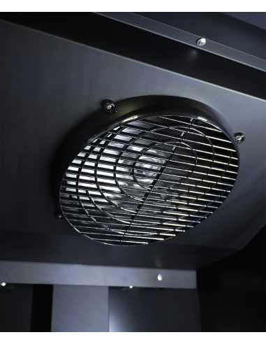 RÉFRIGÉRATEUR 1 PORTE EN VERRE NOIR CEB-500R BL