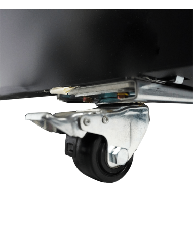 RÉFRIGÉRATEUR 3 PORTES EN VERRE NOIR CEB-1600R BL