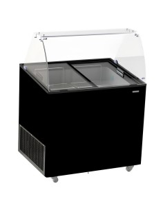 VITRINE À CREME GLACÉE CORSICA NOIR 6X5 LTR