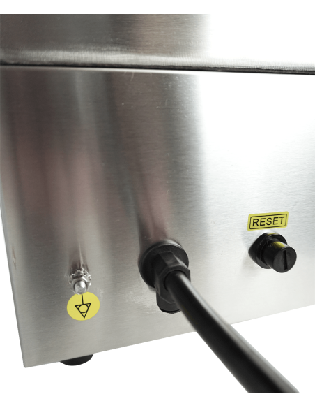 PLAQUE GRILLE ÉLECTRIQUE RAINURÉ