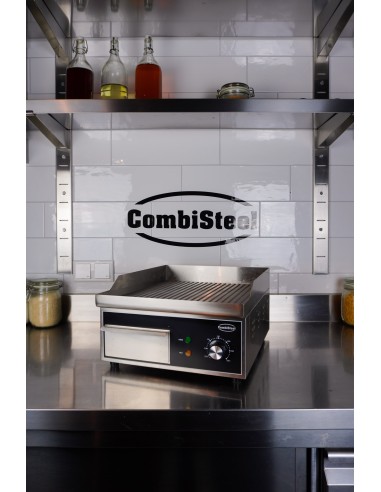 PLAQUE GRILLE ÉLECTRIQUE RAINURÉ