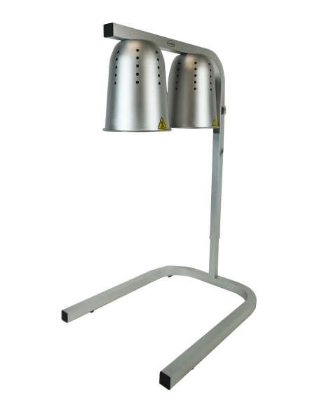 LAMPE CHAUFFANT ARGENT