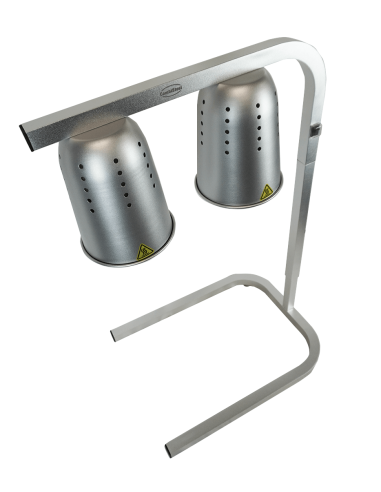 LAMPE CHAUFFANT ARGENT