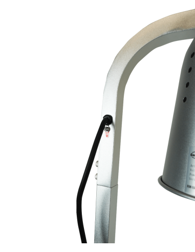 LAMPE CHAUFFANT ARGENT