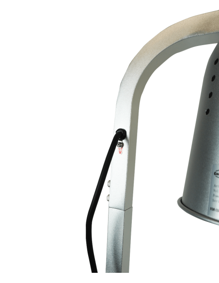 LAMPE CHAUFFANT ARGENT