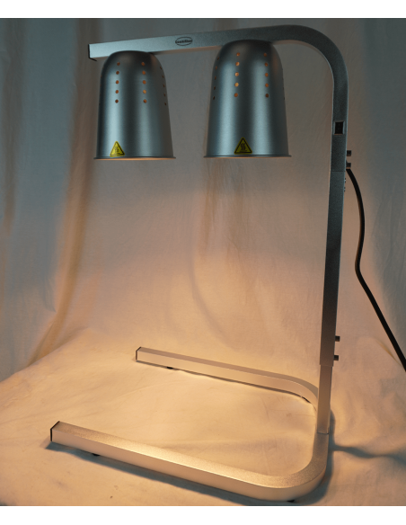 LAMPE CHAUFFANT ARGENT