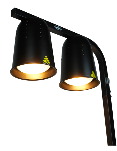 LAMPE CHAUFFANT NOIRE