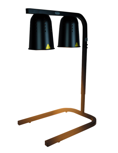 LAMPE CHAUFFANT NOIRE