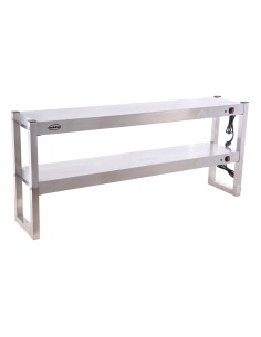 ÉTAGÈRE CHAUFFANTE EN HALOGENE 2 NIVEAUX 1500 DÉMONTABLE