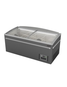 CONGÉLATEUR BAHUT GRIS POUR SUPERMARCHÉ TÊTE DE GONDOLE...