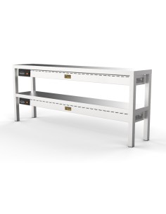 ÉTAGÈRE CHAUFFANTE EN CÉRAMIQUE 2 NIVEAUX 1600
8 HEATERS...